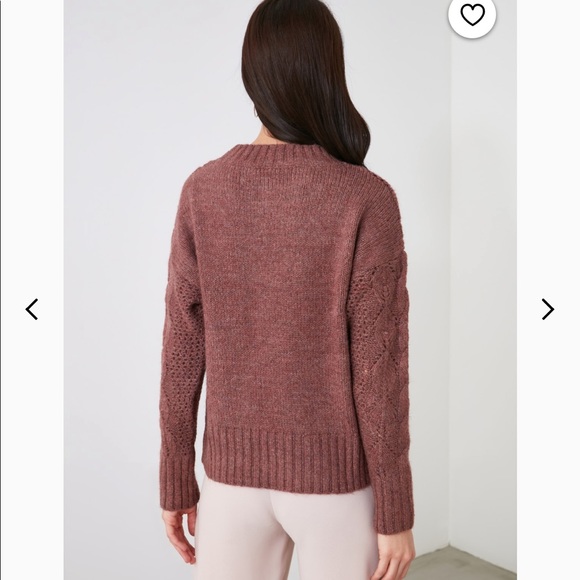 Cable Knit Crewneck Sweater - Picture 3 of 5